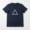 Men's Designer T-Shirt with white triangle
